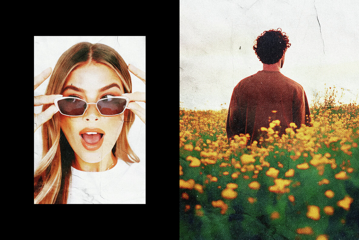 Retro Print Photo Effect 4