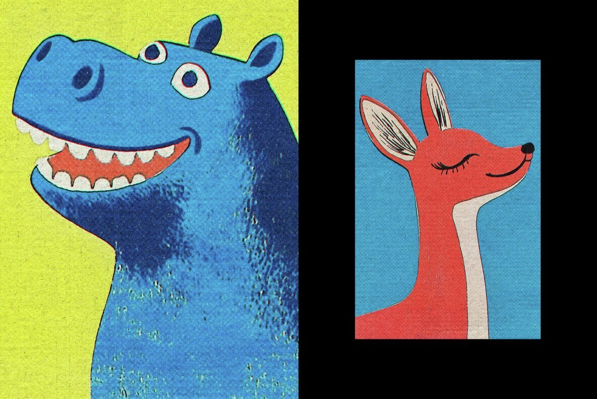 Authentic Retro Matchbook Printer Effect 2