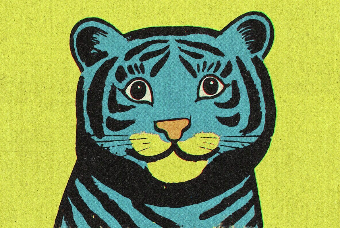 Authentic Retro Matchbook Printer Effect 3