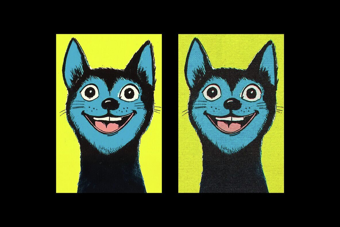 Authentic Retro Matchbook Printer Effect 4