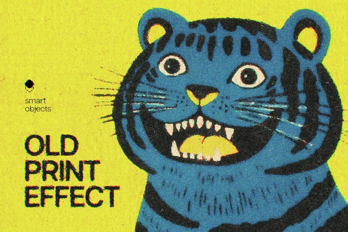 Old Print Authentic Effect 1