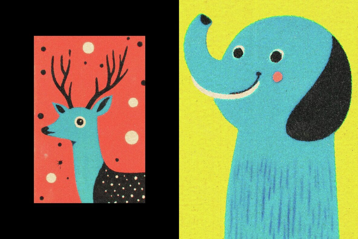 Old Print Authentic Effect 6