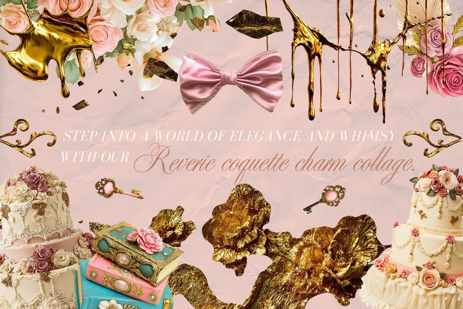 Reverie Coquette Charm Collage 2