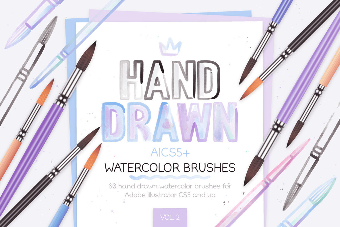 Watercolor Brushes Vol  2 1
