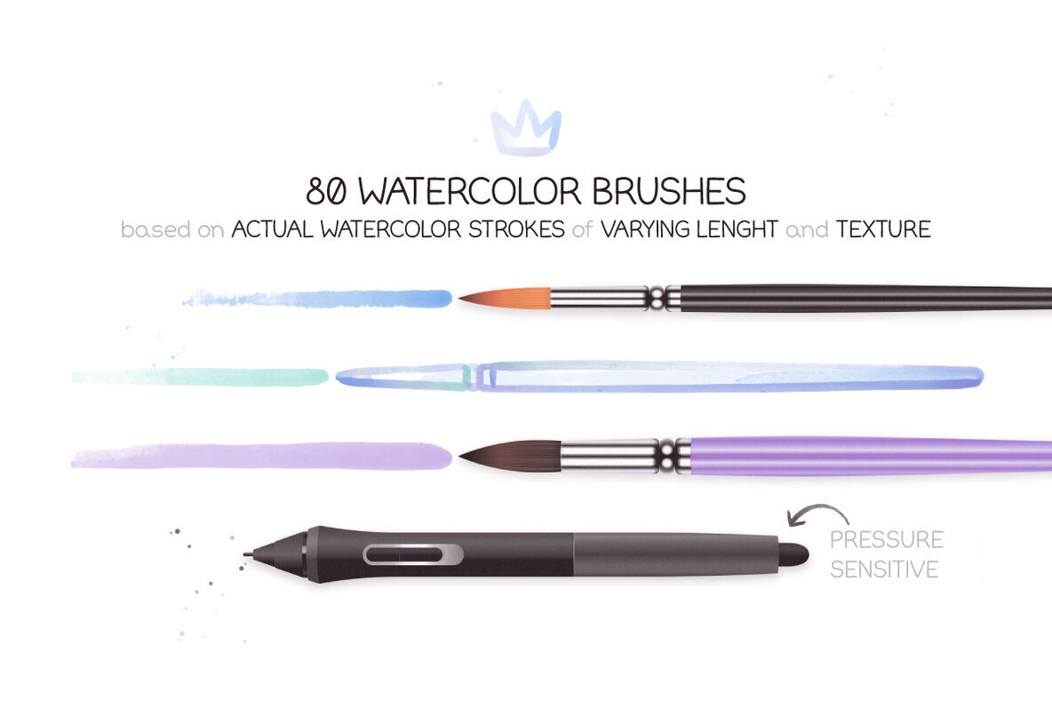 Watercolor Brushes Vol  2 2