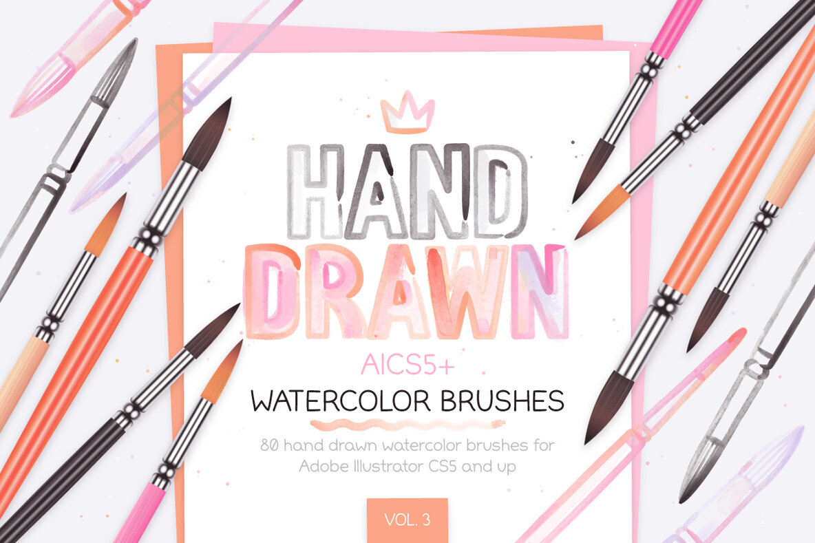 Watercolor Brushes Vol  3 1