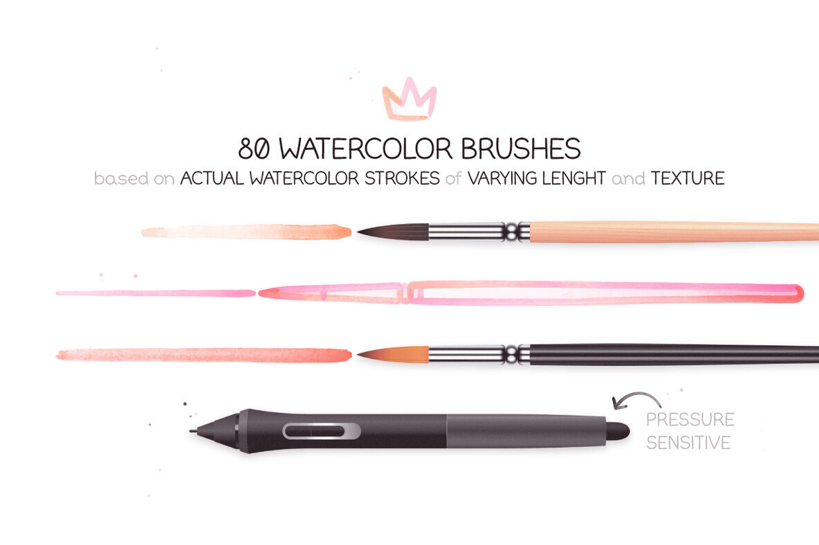 Watercolor Brushes Vol  3 2
