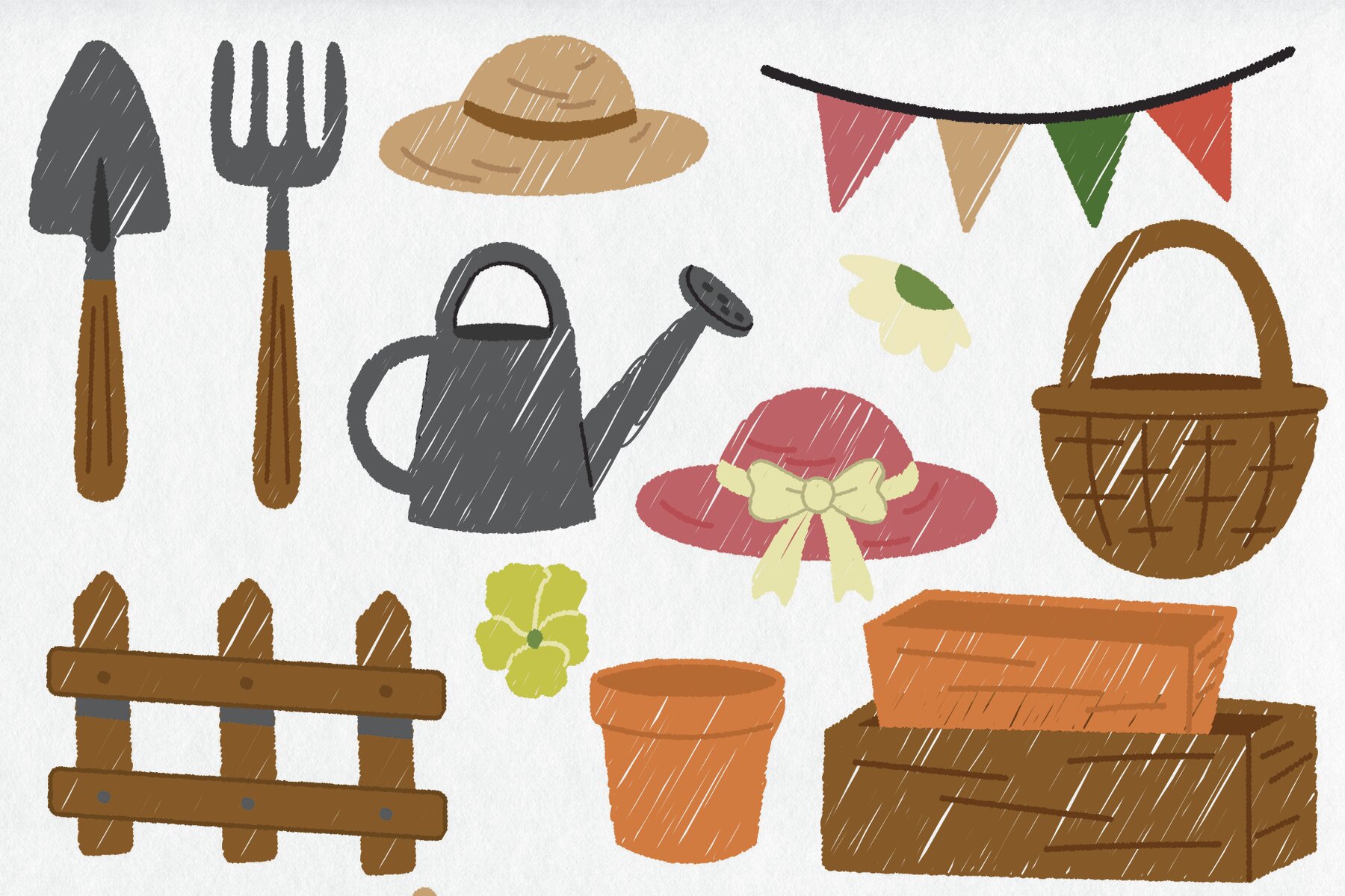 Farm and Garden Friends illustrations 8