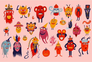 Funny Halloween Stickers