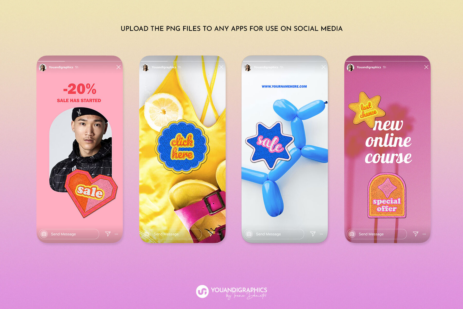 Patch Stickers Summer edition 4