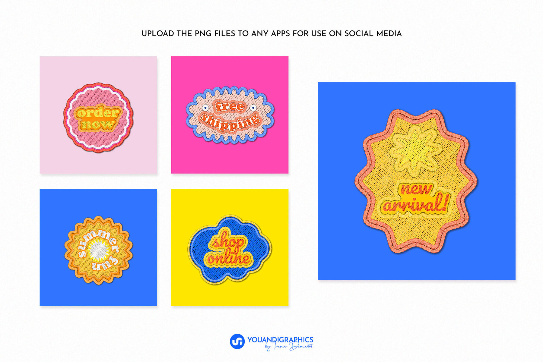 Patch Stickers Summer edition 6