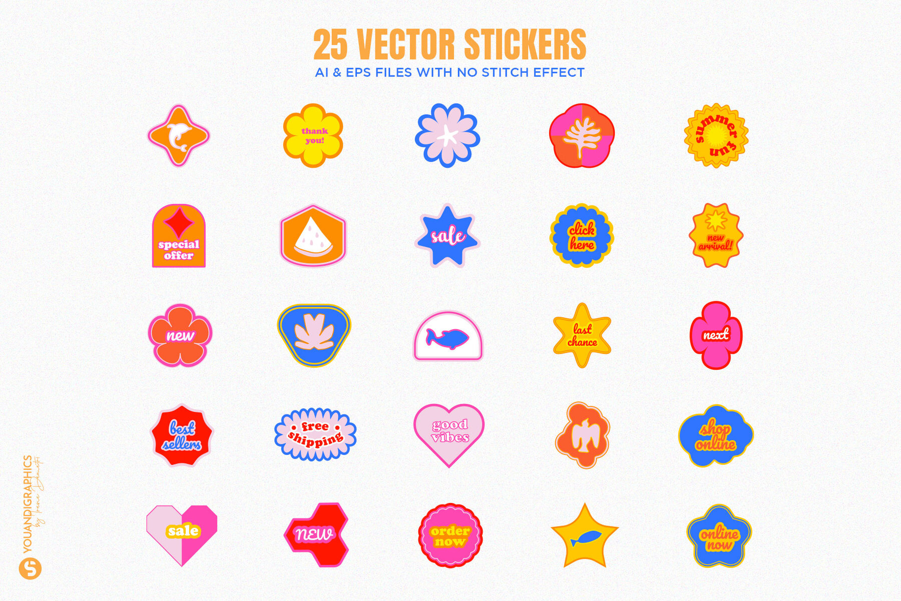 Patch Stickers Summer edition 10