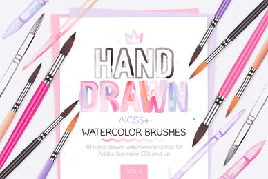 Watercolor Brushes Vol 1