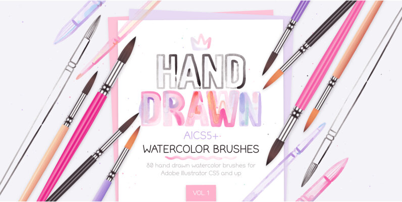 Watercolor Brushes Vol 1