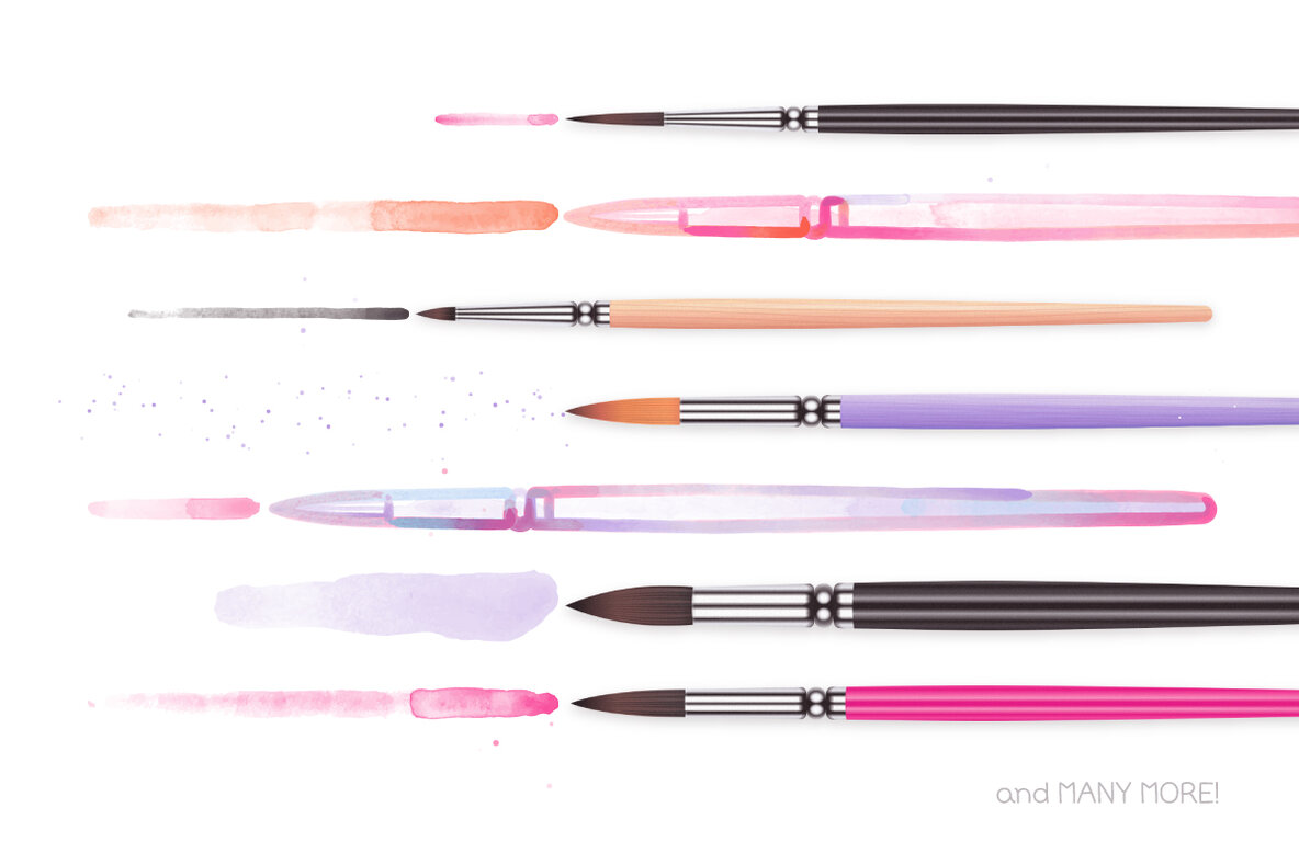 Watercolor Brushes Vol 1 4