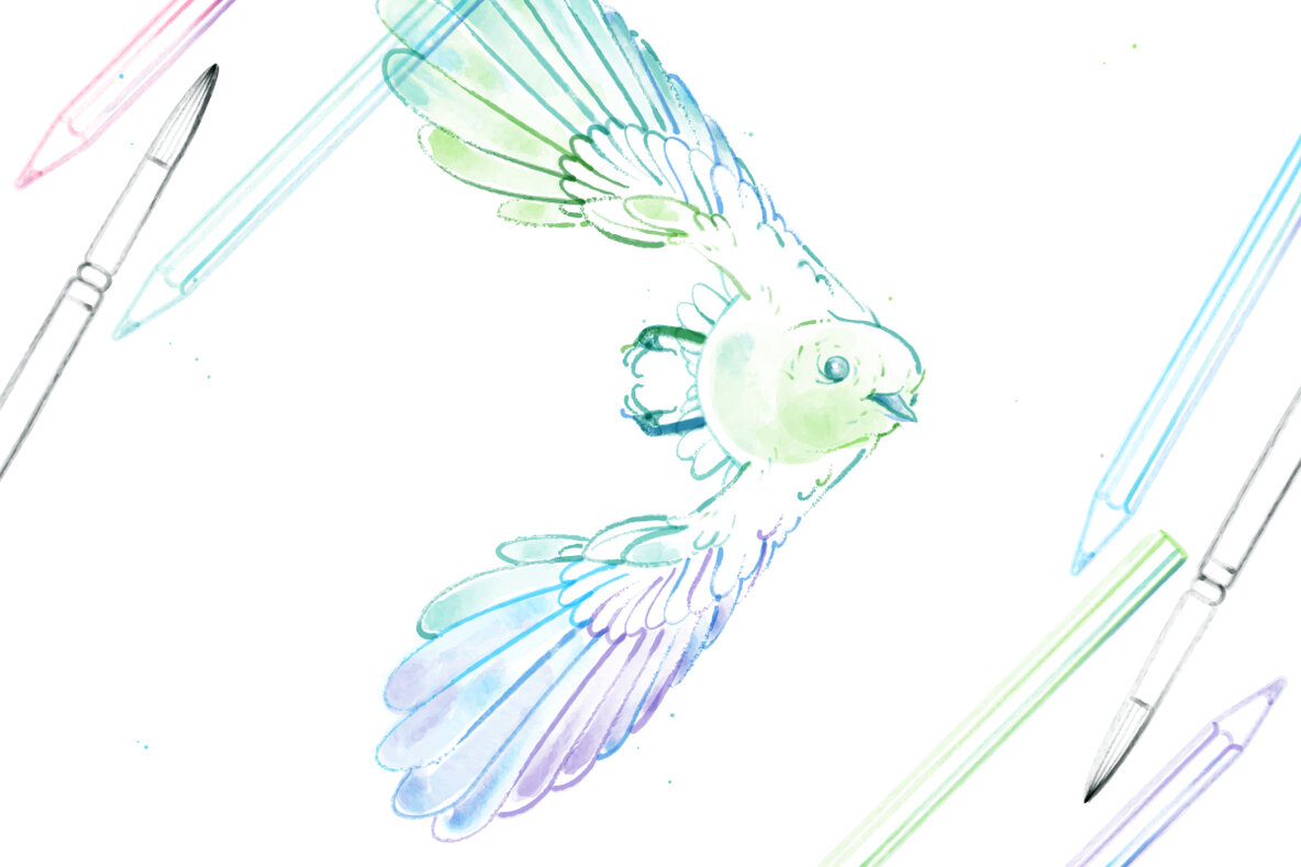 Watercolor Pencil Brushes Vol 1 4