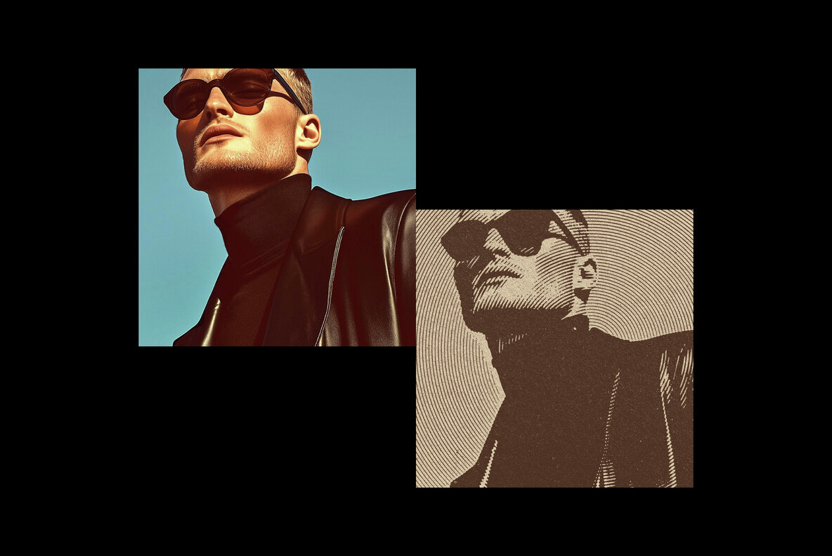 Circle Duotone Effect 2