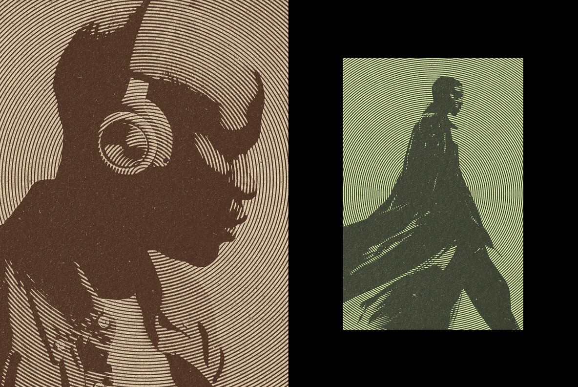 Circle Duotone Effect 6