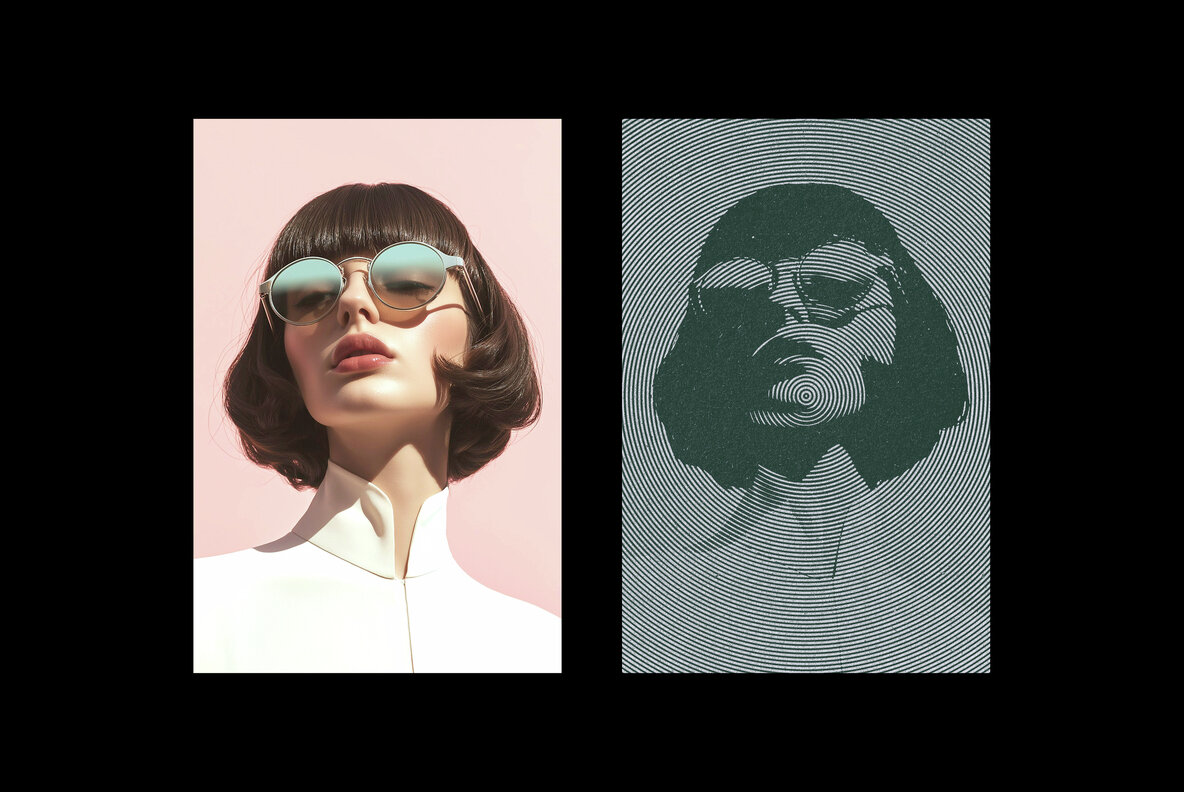 Circle Duotone Effect 7