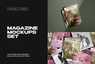 US Paper Magazine Mockups