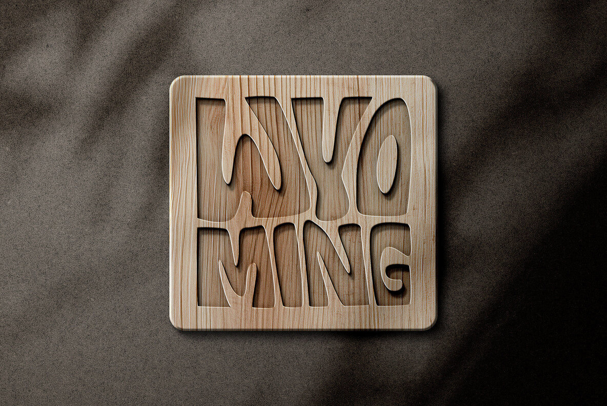 Wooden Sign Cut Out Mockups 2