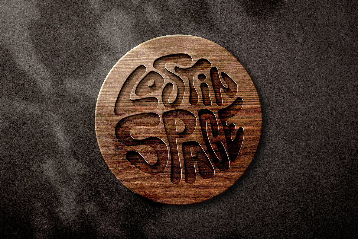 Wooden Sign Cut Out Mockups 4