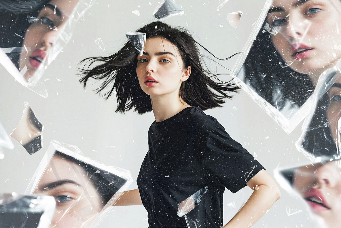 Broken Glass Photo Effect 3