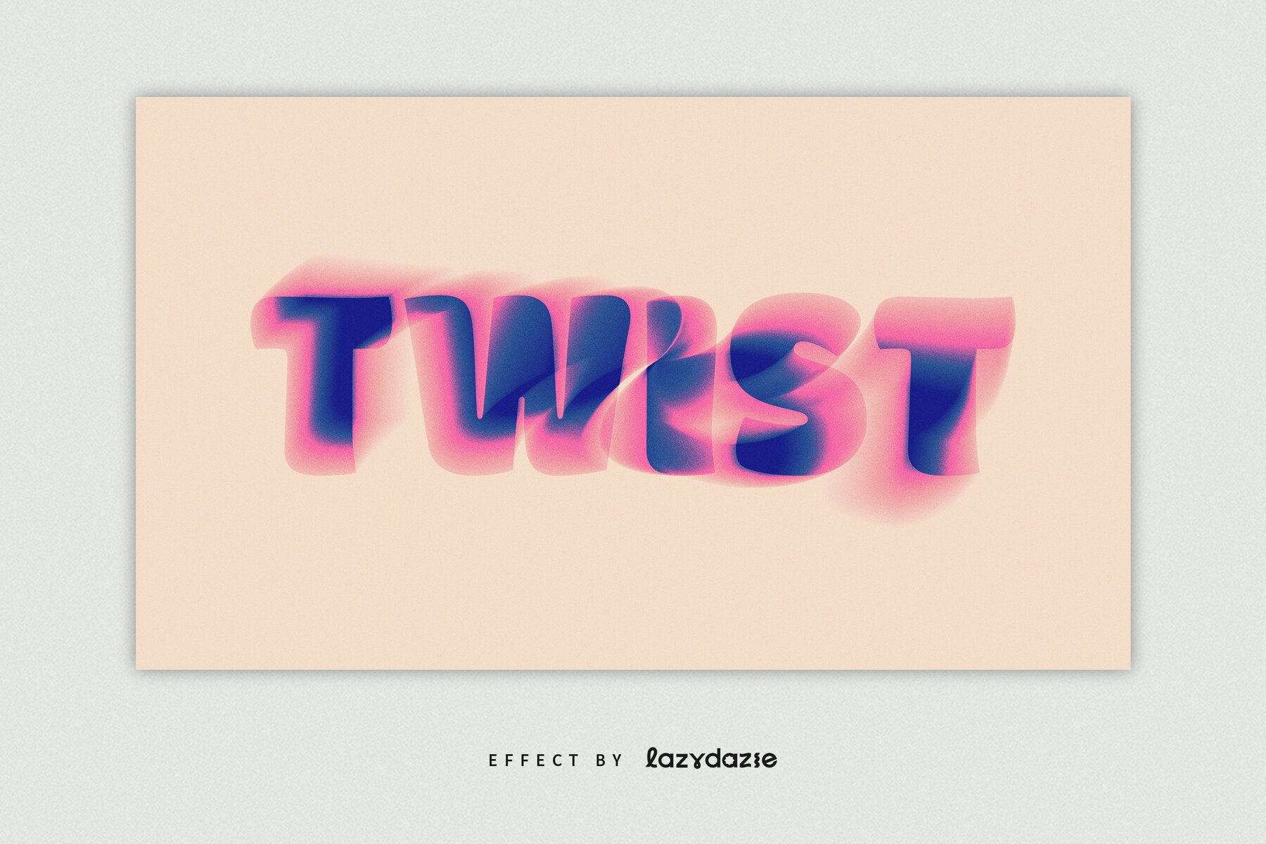 Spin Blur Text Effect Mockup 4