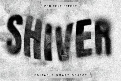 Textured Grunge Text Effect Mockup