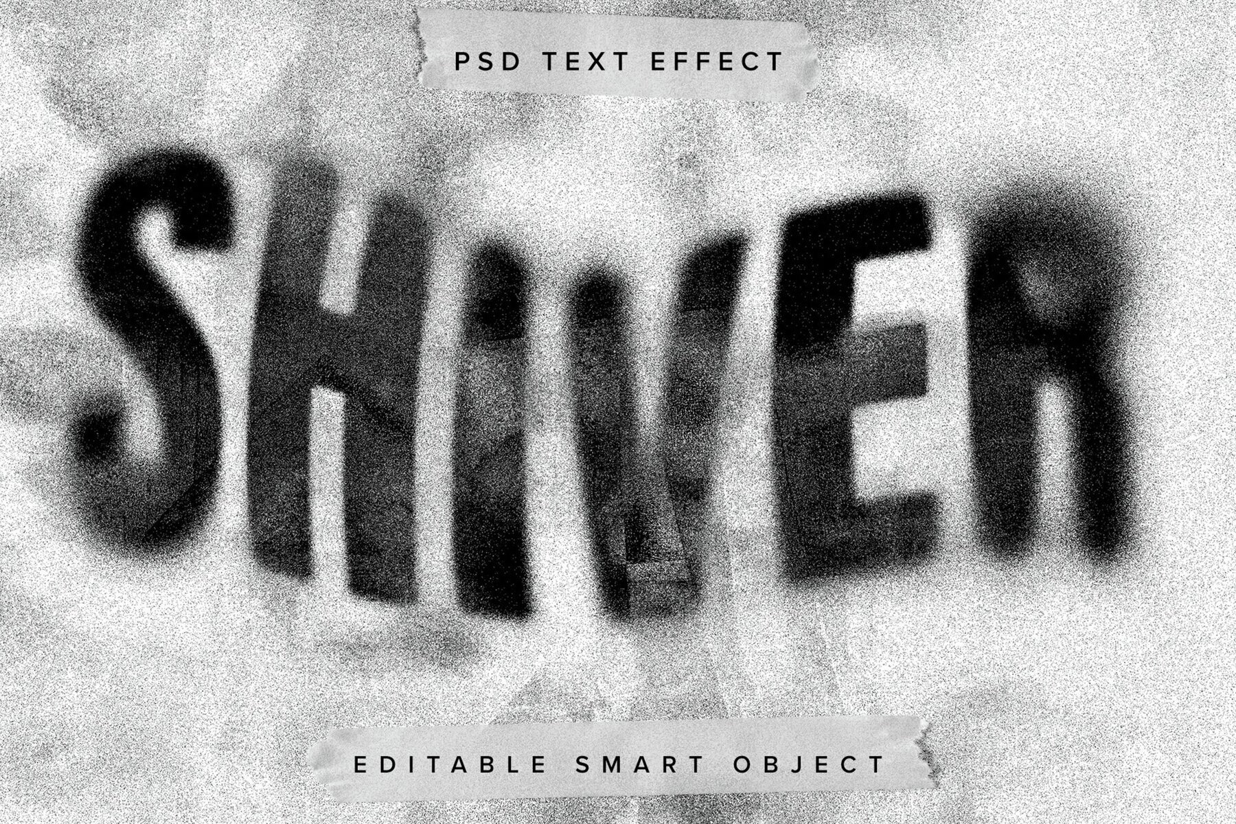 Textured Grunge Text Effect Mockup 1