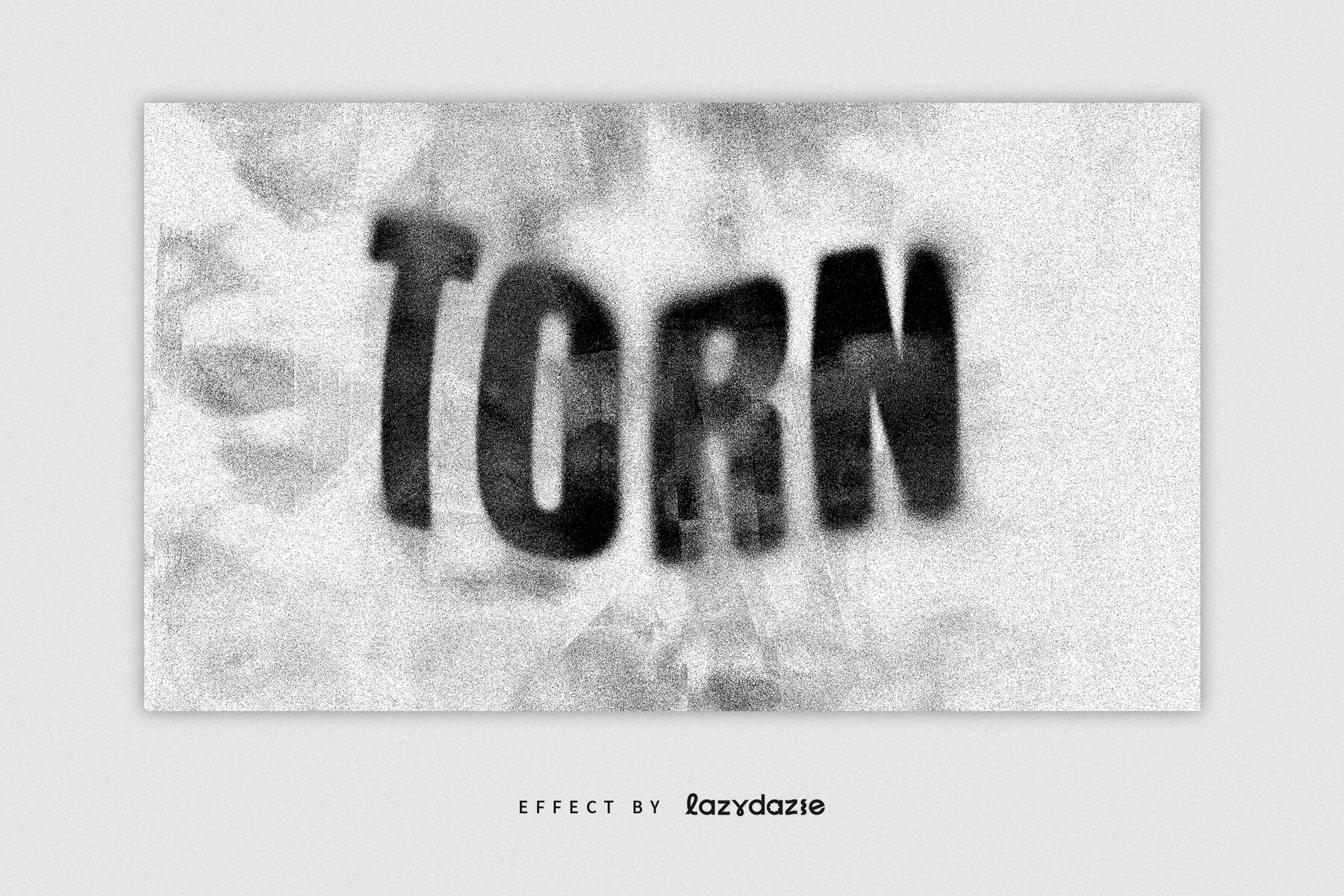 Textured Grunge Text Effect Mockup 4