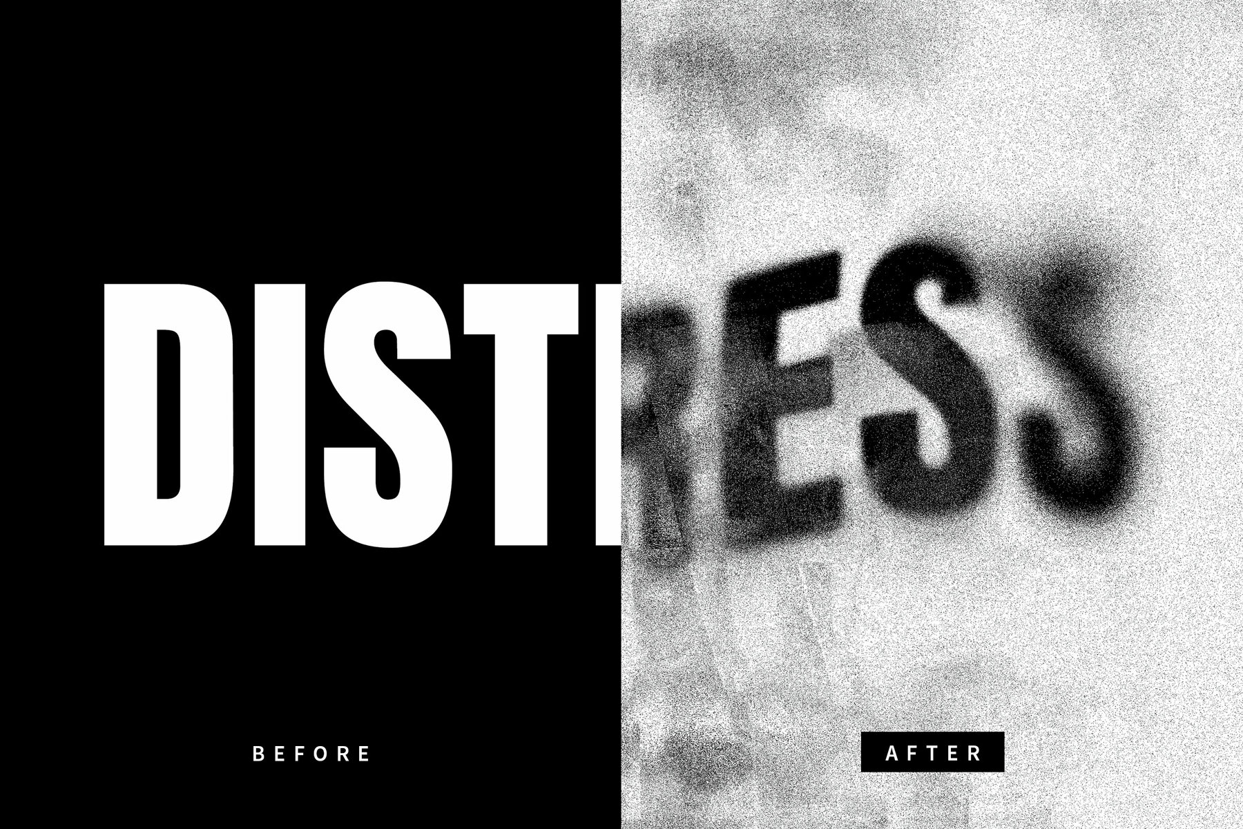 Textured Grunge Text Effect Mockup 7