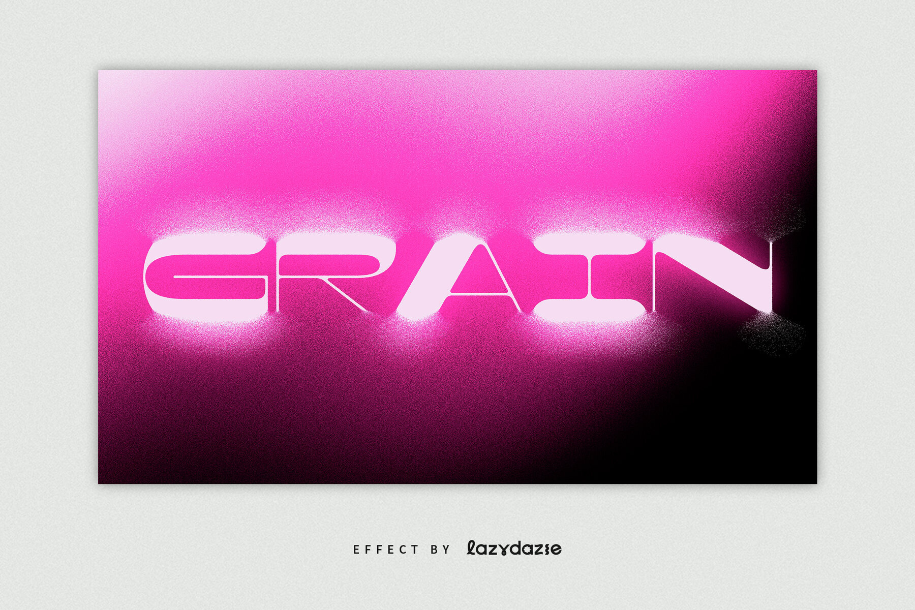 Pink Dissolving Text Effect Mockup 2