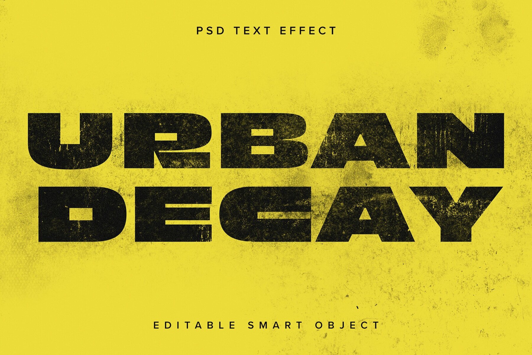 Dirty Decayed Text Effect Mockup 1