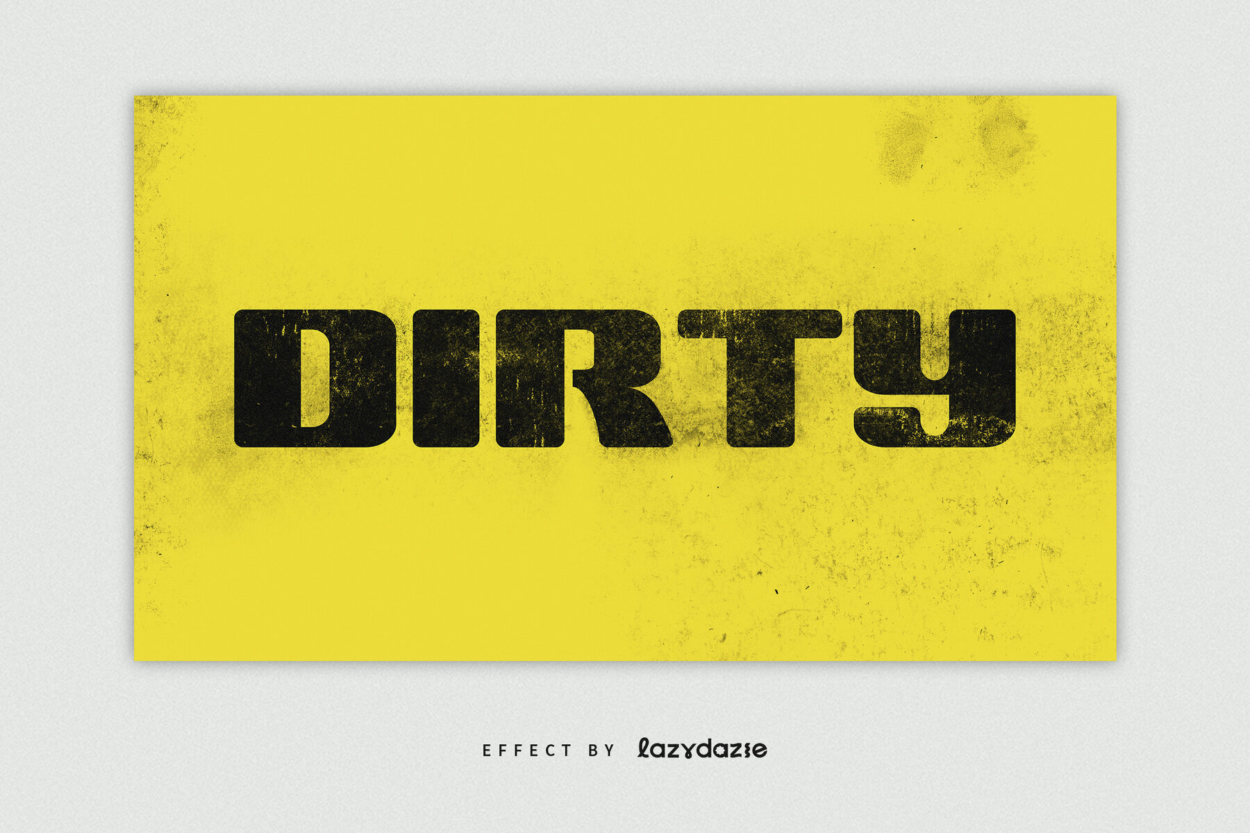Dirty Decayed Text Effect Mockup 3