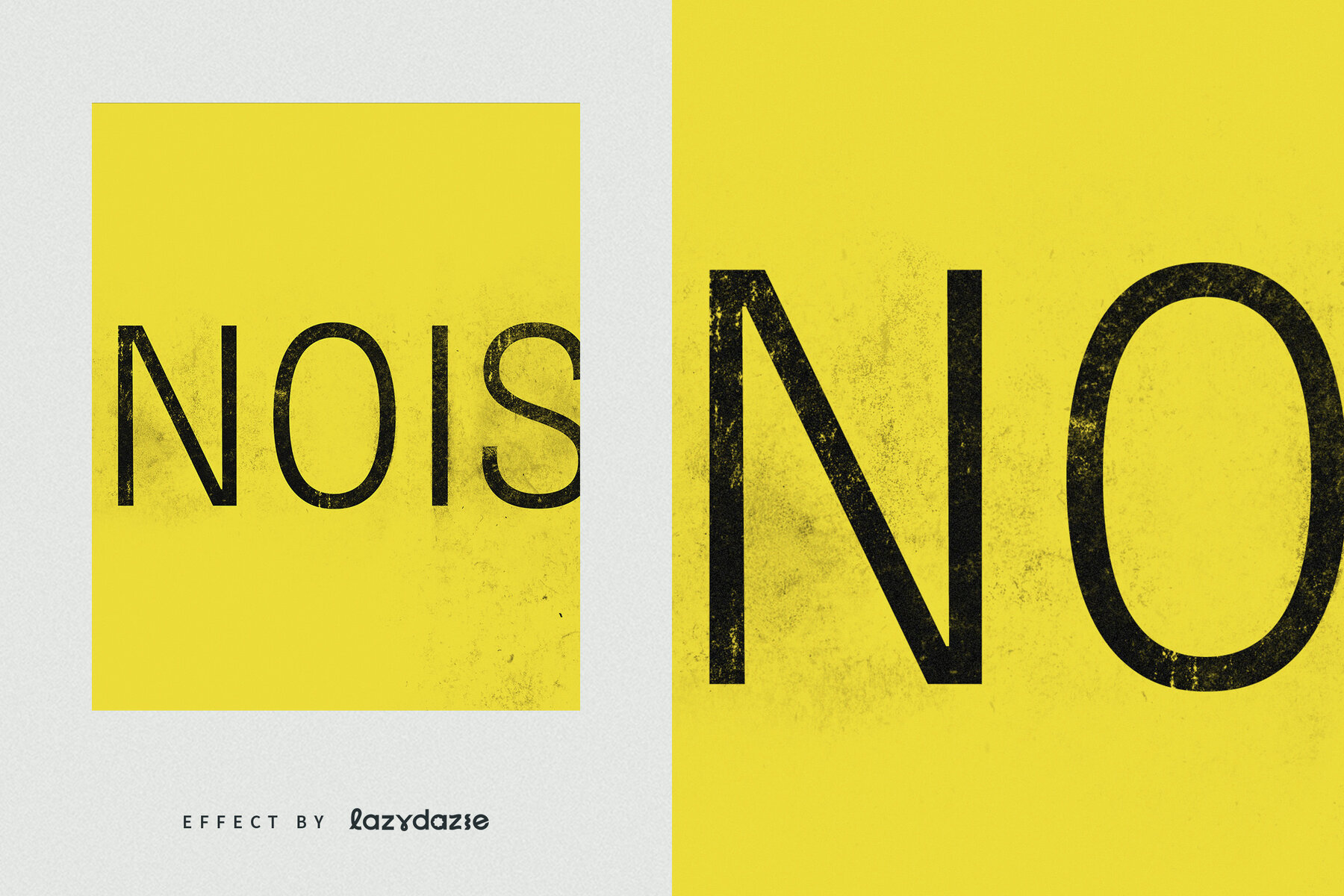 Dirty Decayed Text Effect Mockup 6