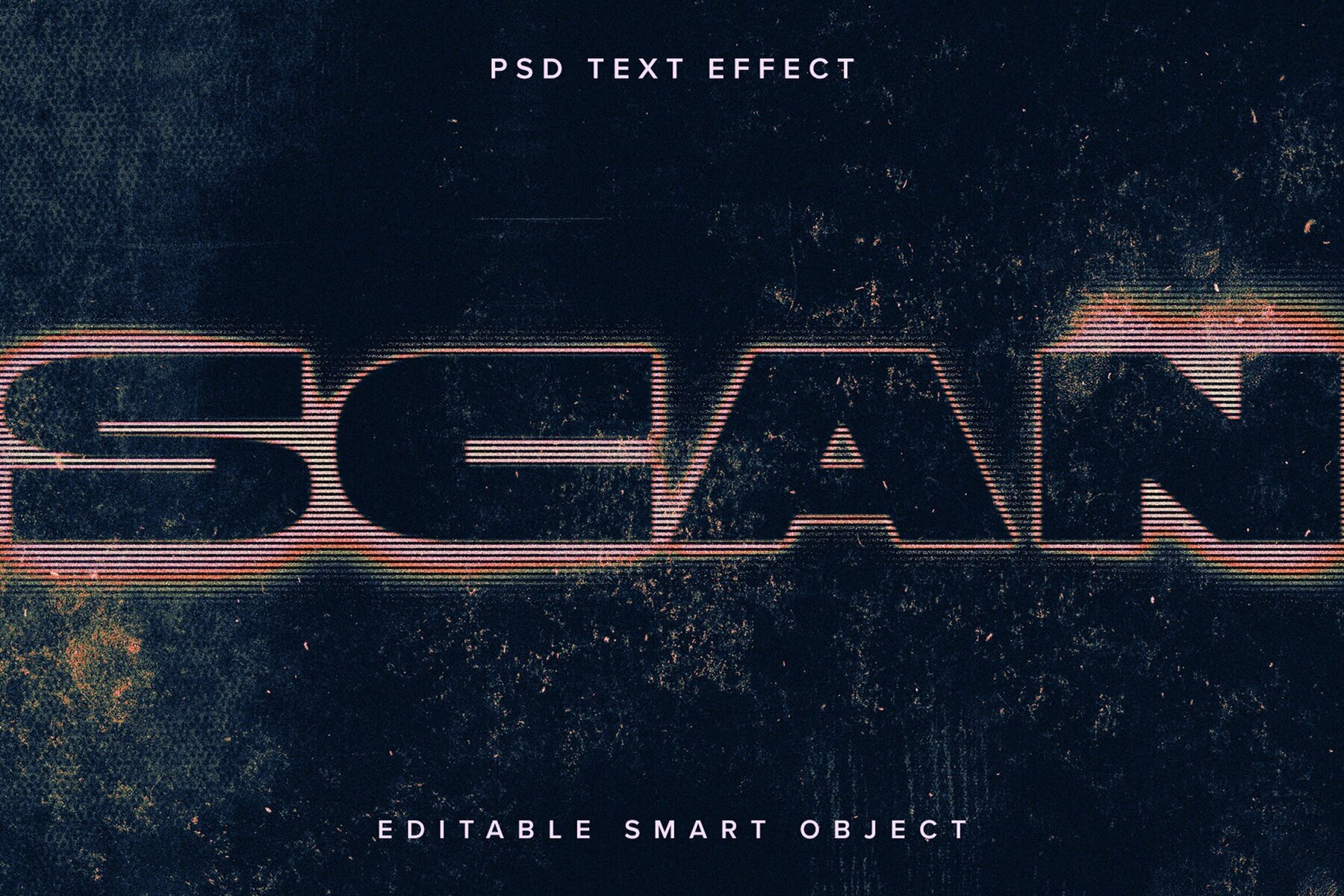 Grunge Photocopy Text Effect Mockup 1