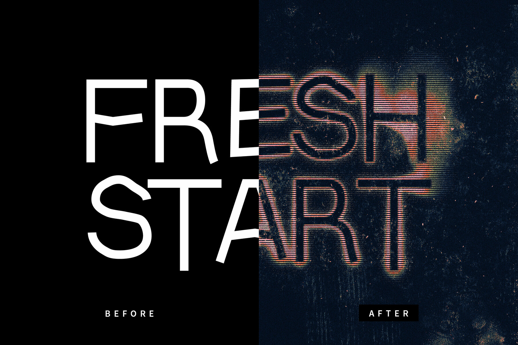 Grunge Photocopy Text Effect Mockup 7