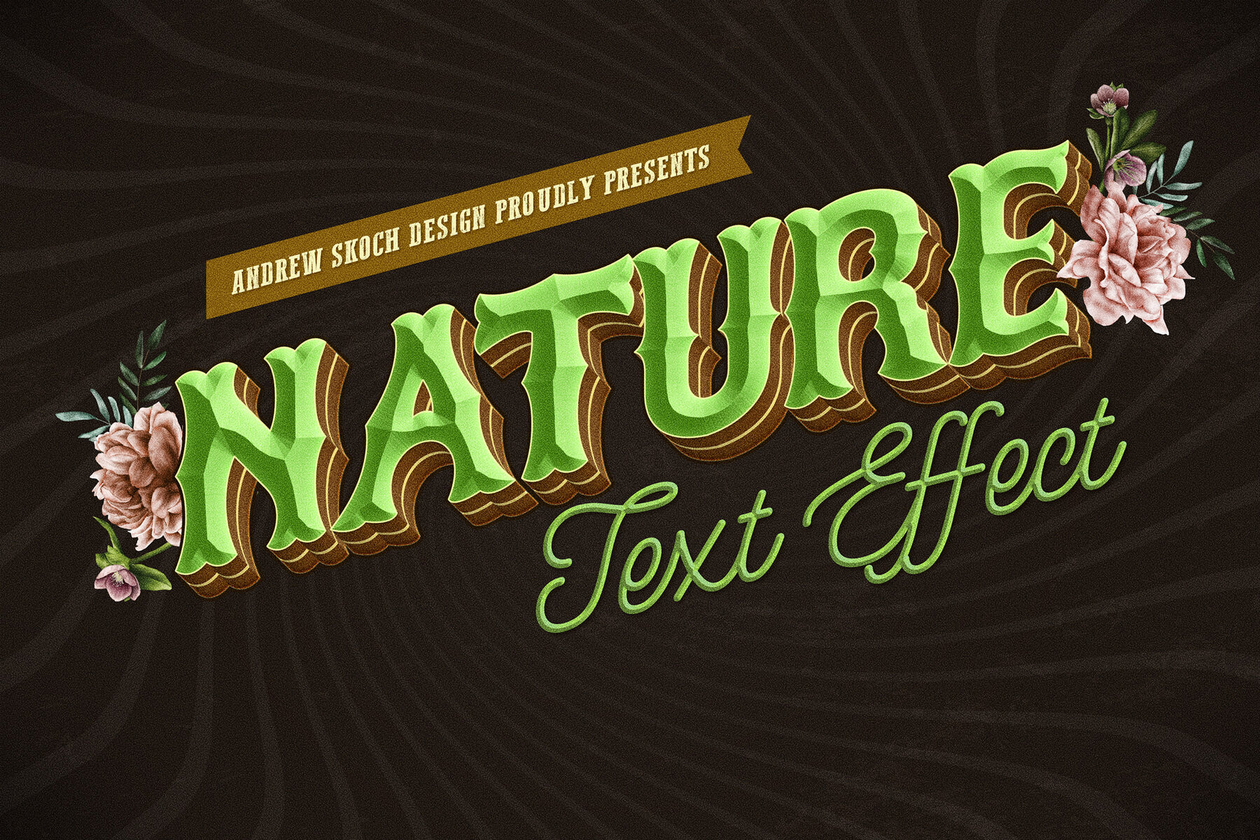 Retro Lettering Text Effect 7