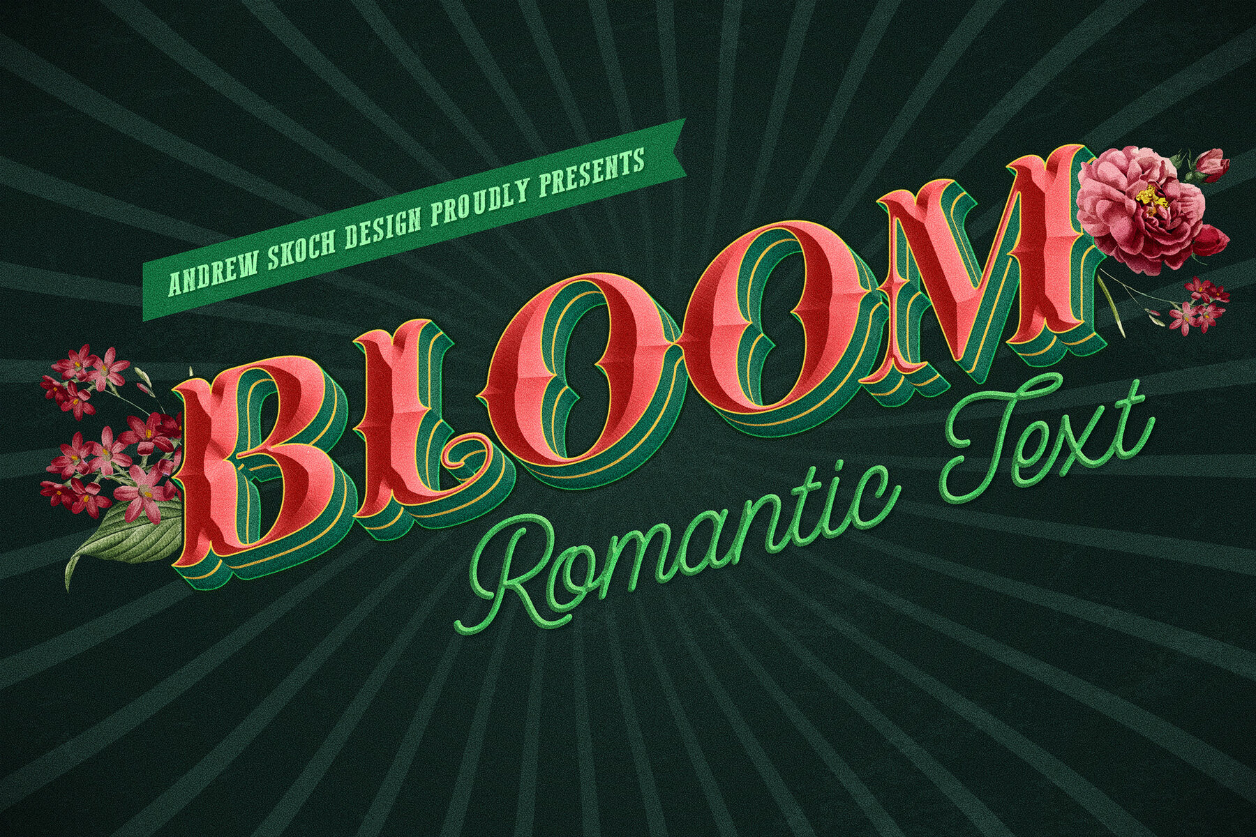 Retro Lettering Text Effect 8