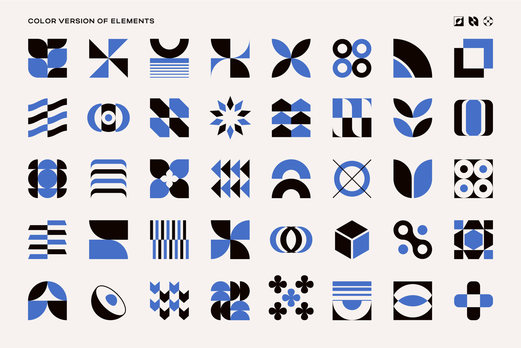 275 Modern Geometric Vector Elements 9
