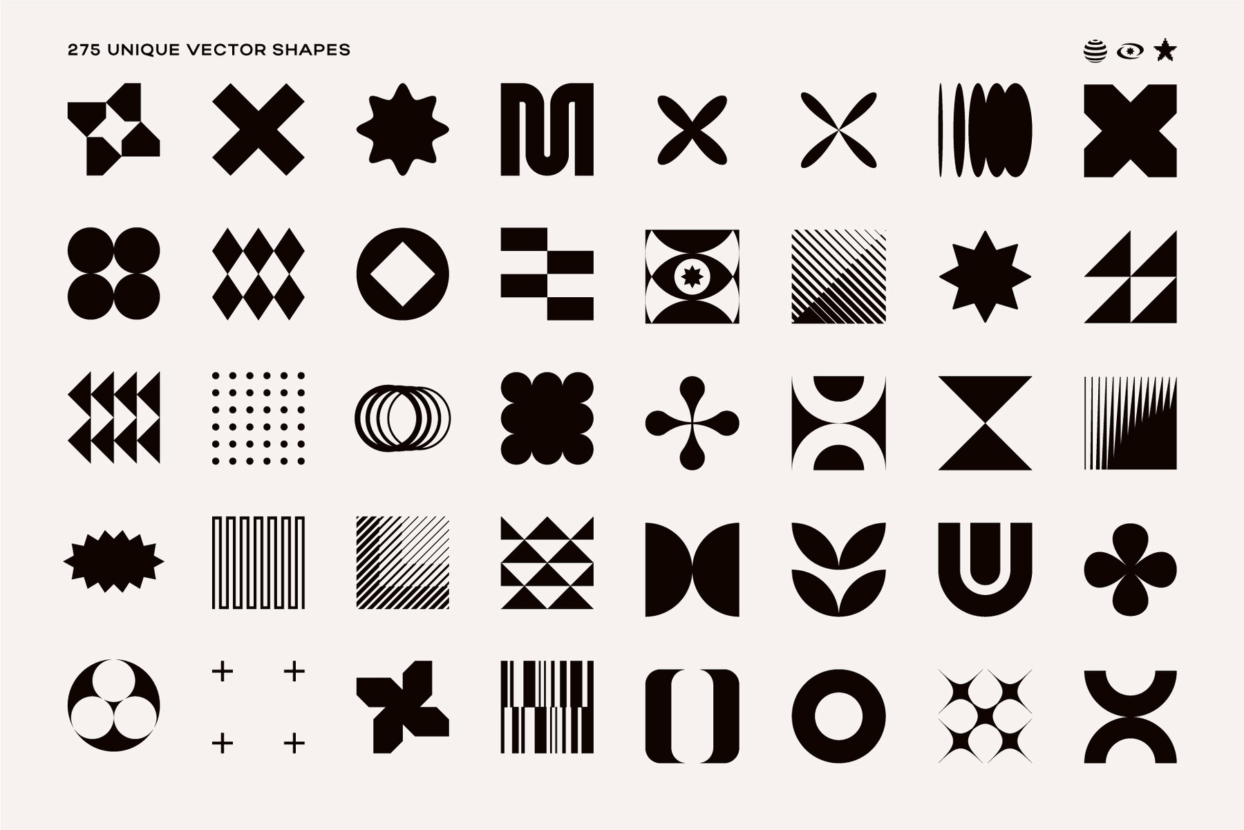 275 Modern Geometric Vector Elements 17