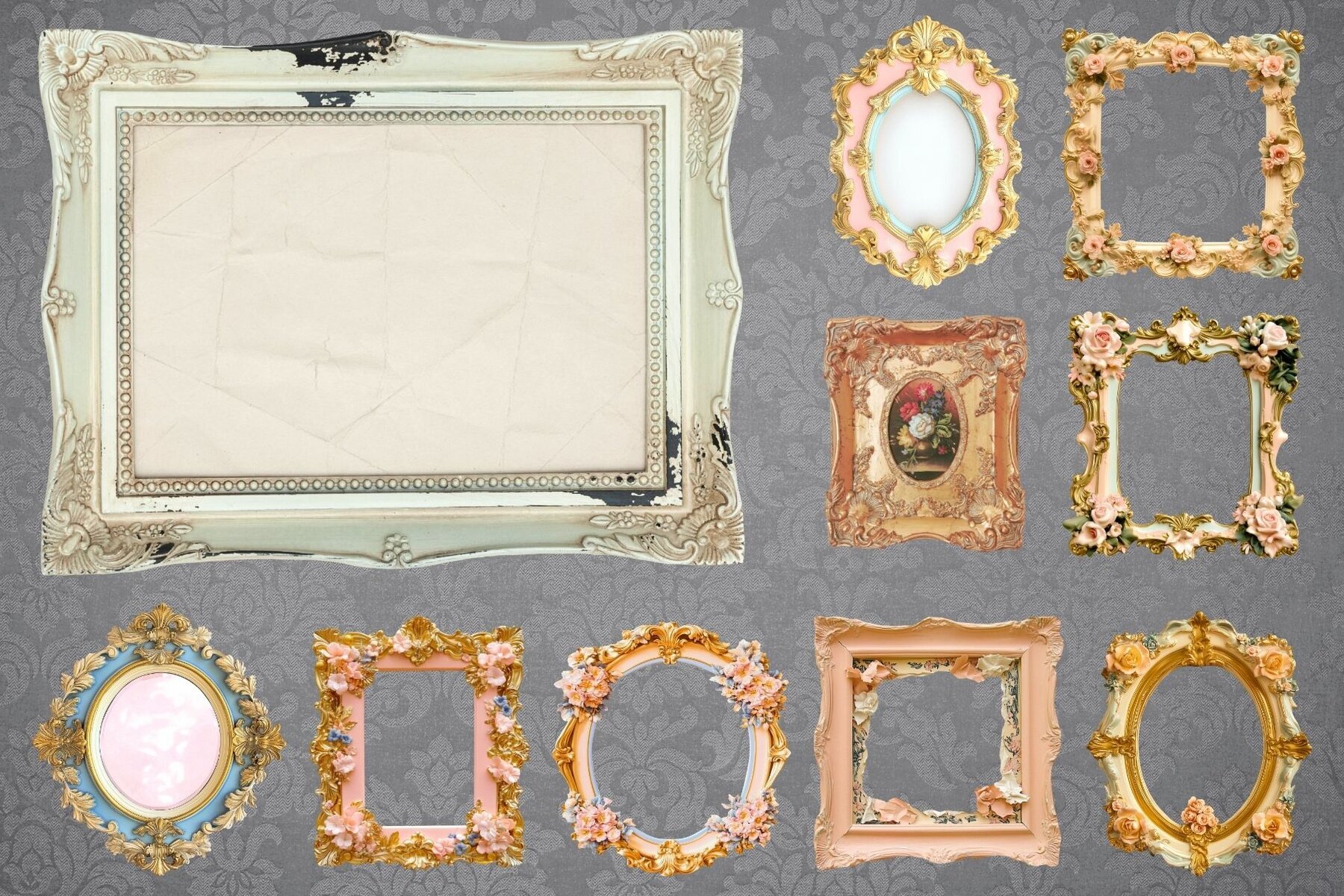 Vintage Elegance Frame Set 3