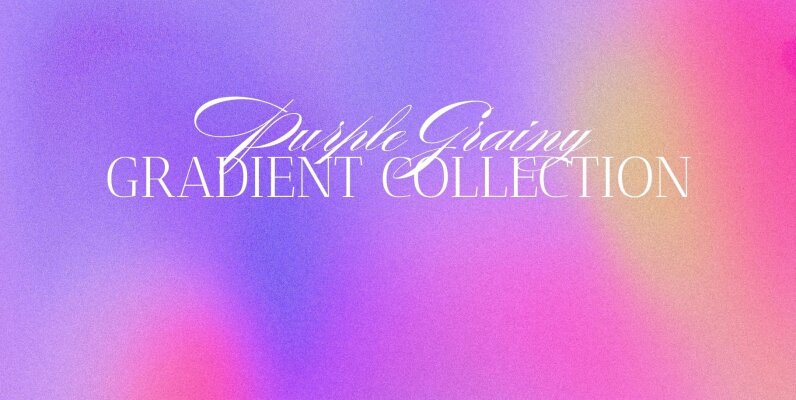 Purple Grainy Gradient Collection