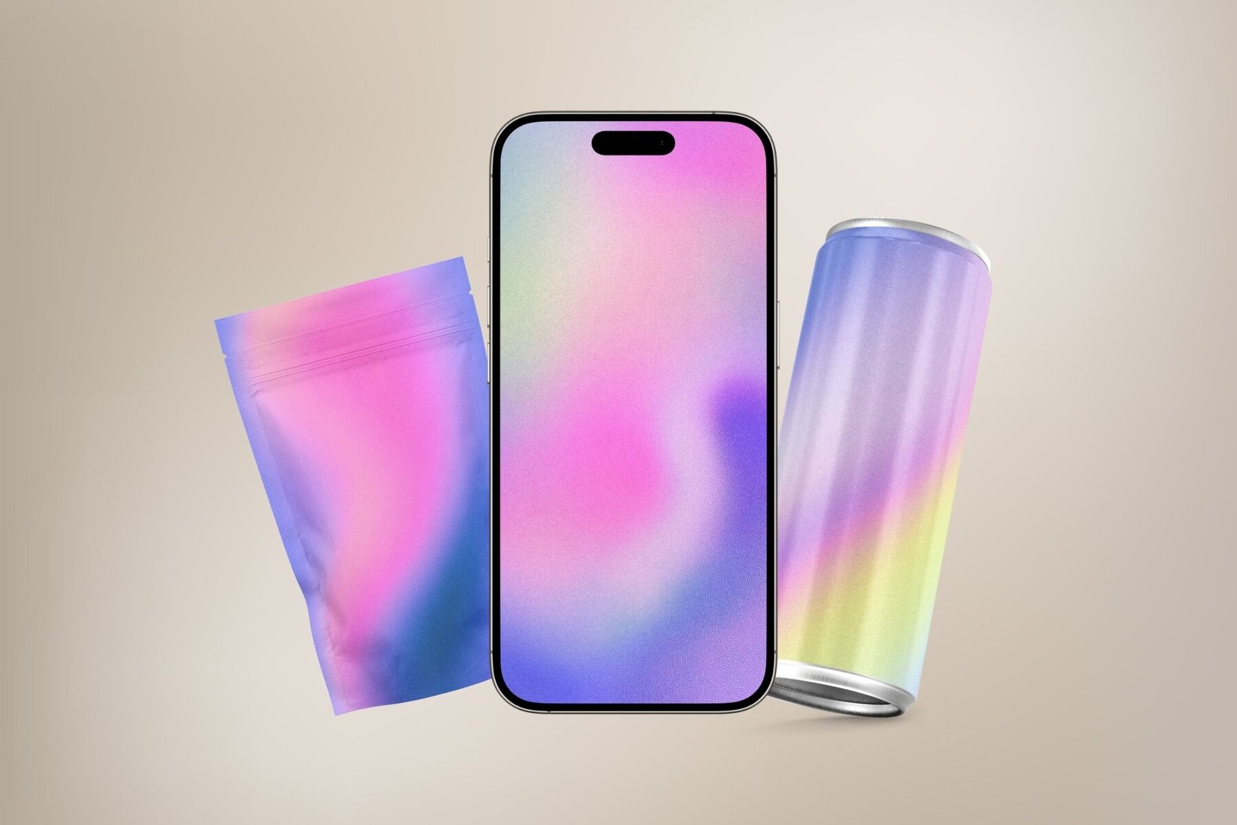 Purple Grainy Gradient Collection 8