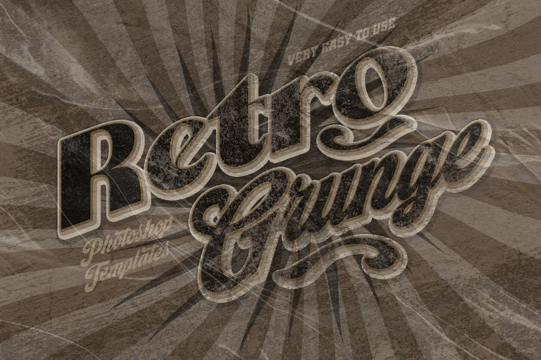 Retro Grunge Text Effects 3