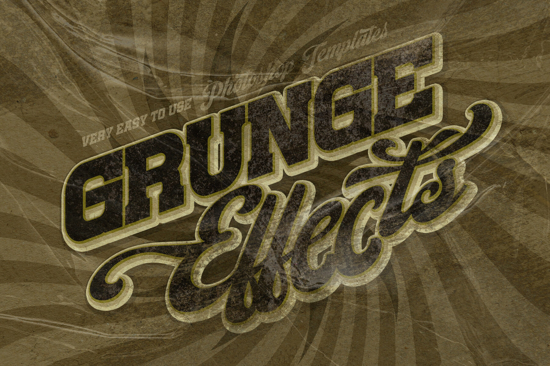 Retro Grunge Text Effects 5