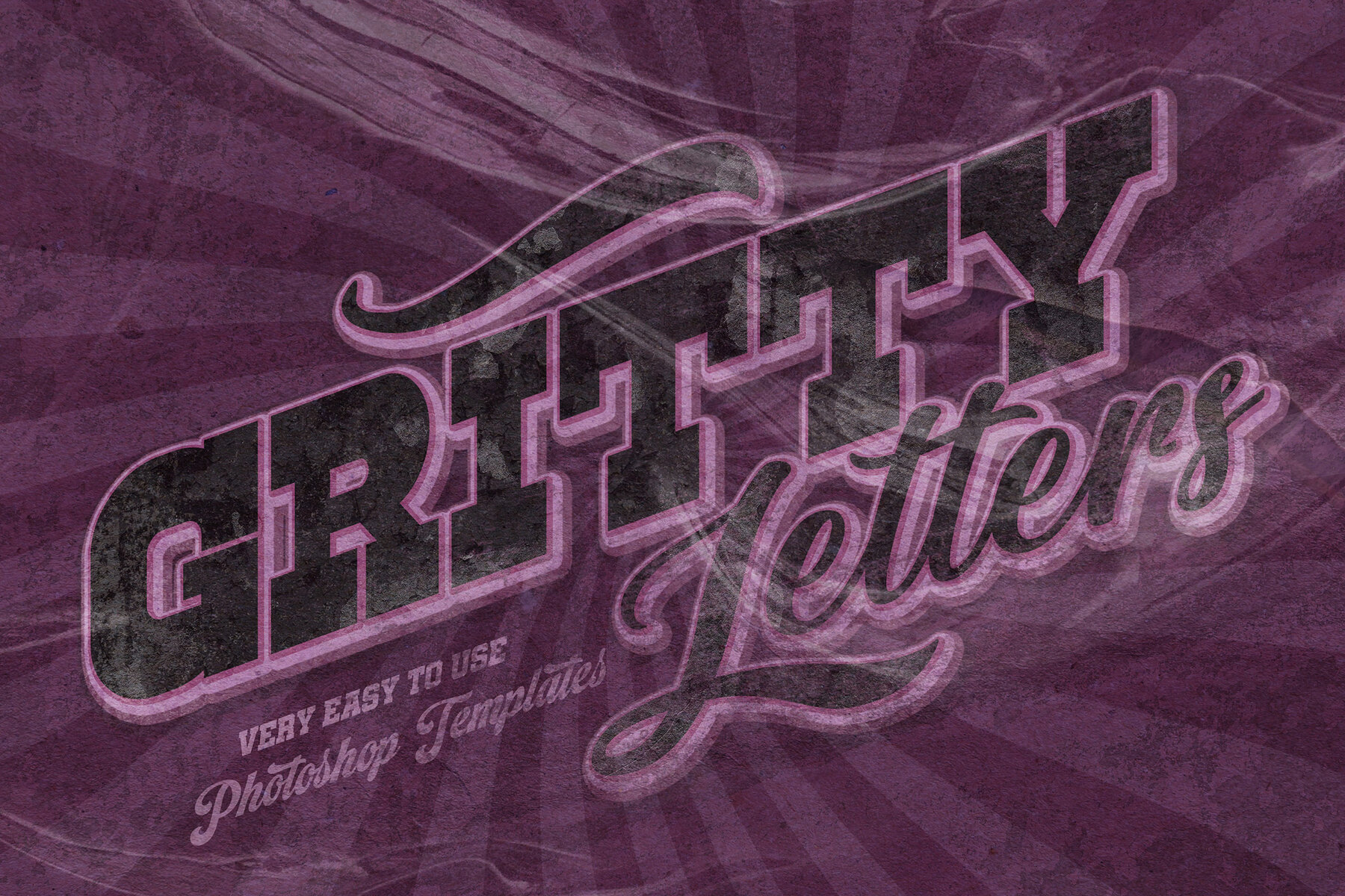 Retro Grunge Text Effects 8