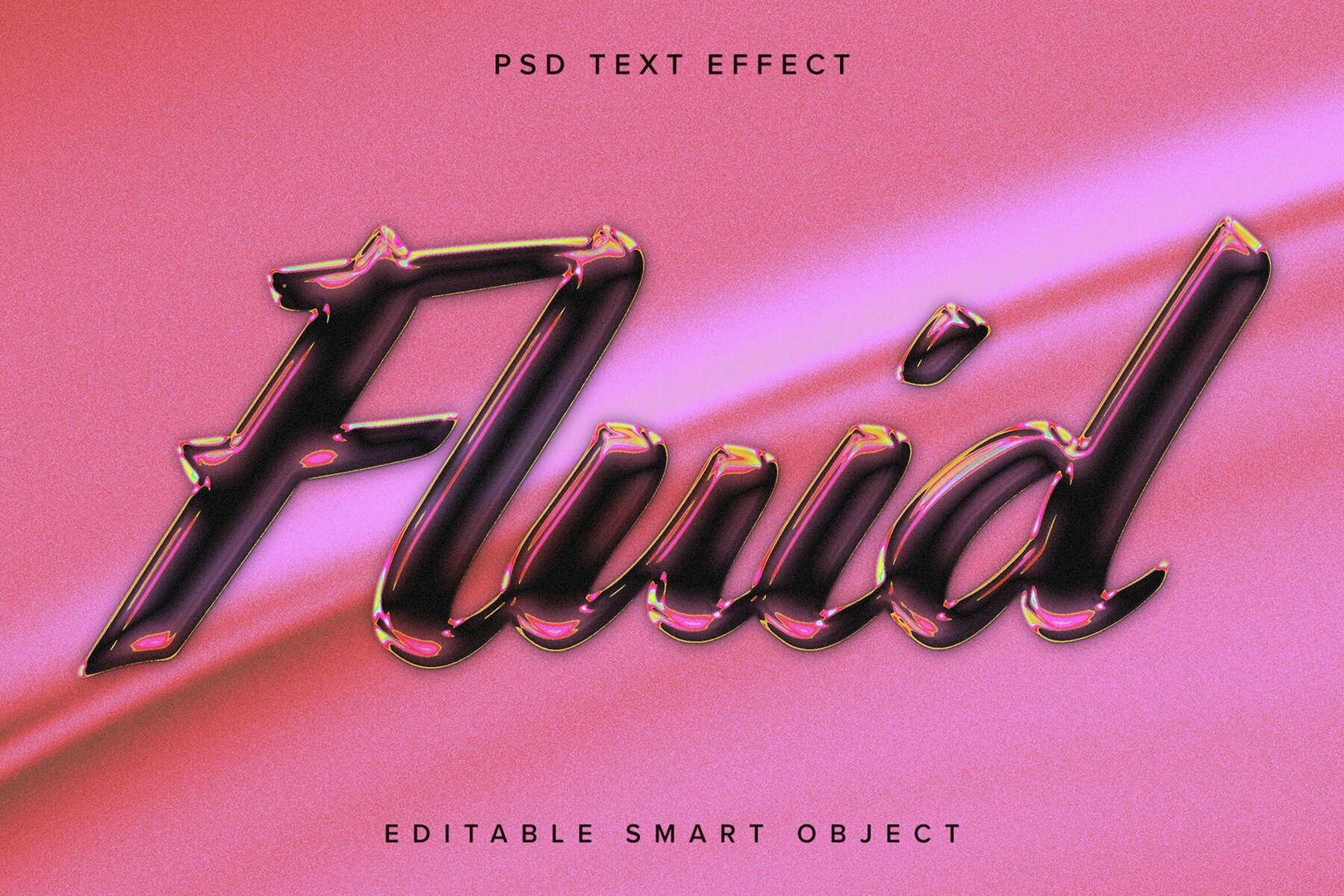 Shiny Chrome Text Effect Mockup 1