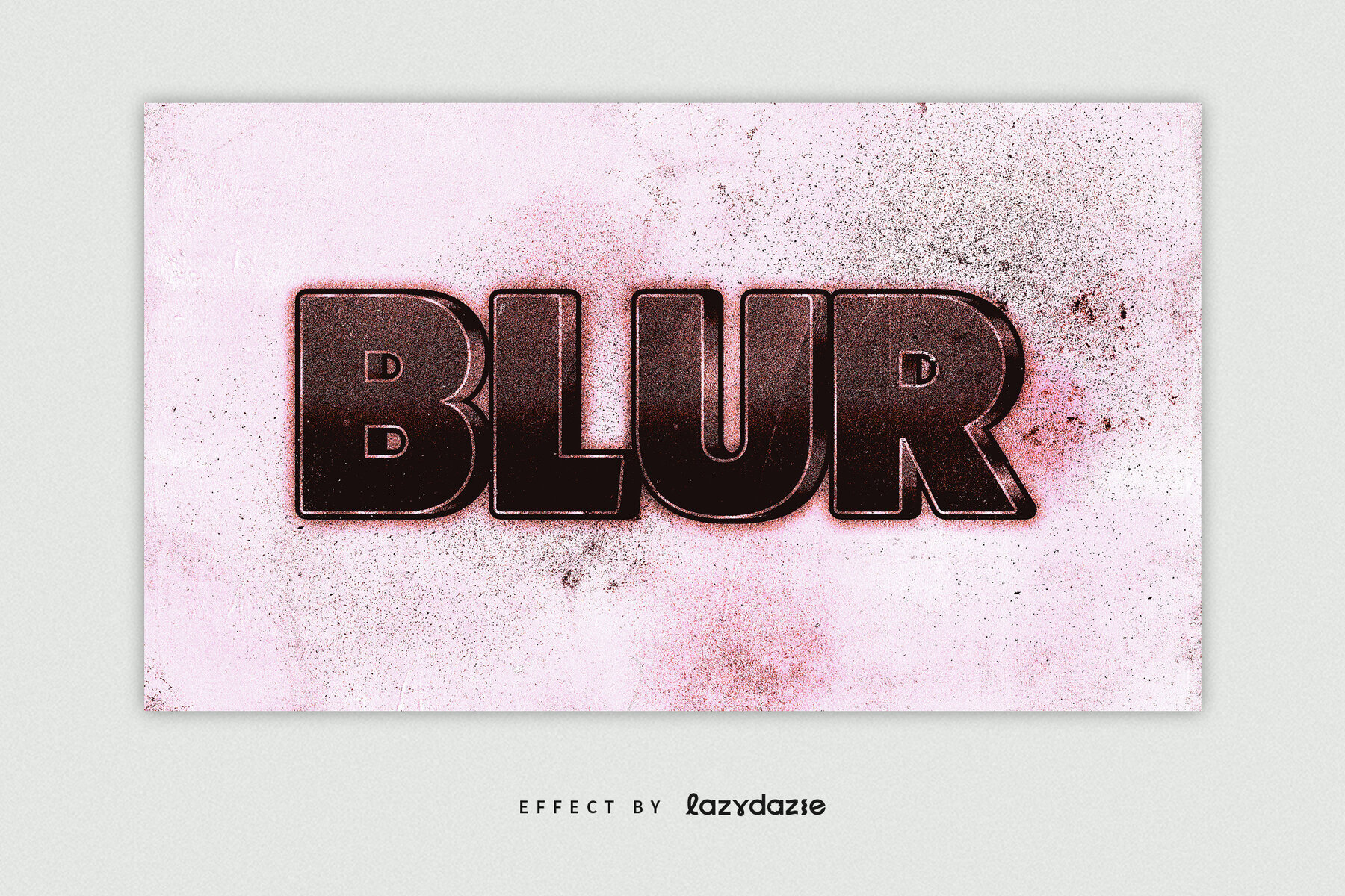 Bold Grunge Text Effect Mockup 2